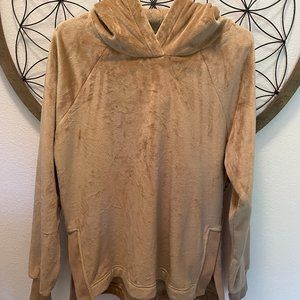 Plush Beige Hoodie